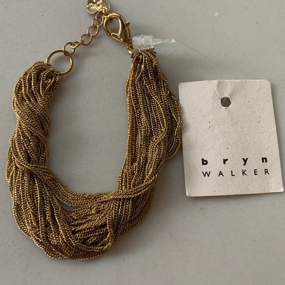 Bryn Walker gold multi strand bracelet - Picture 9 of 10